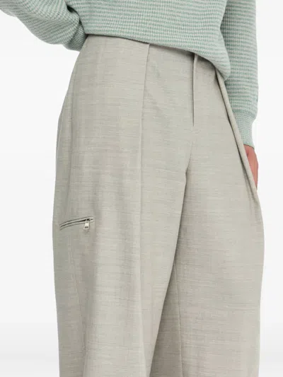 Jw Anderson Tailored Trousers Clay Melange In Gray
