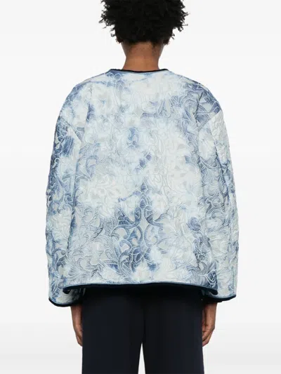 Forte Forte Cotton Jacket In Blue