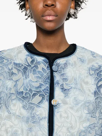 Forte Forte Cotton Jacket In Blue