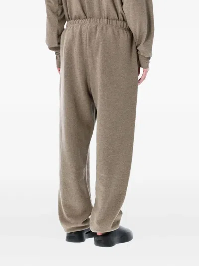 Essentials Drawstring Tie-up Track Pants In Nude