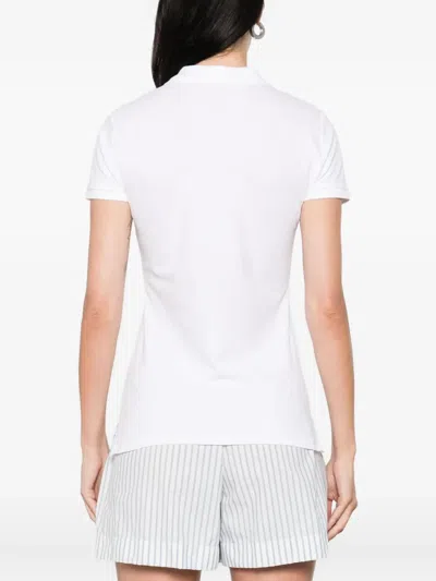 Polo Ralph Lauren Embroidered-logo Polo Shirt In White