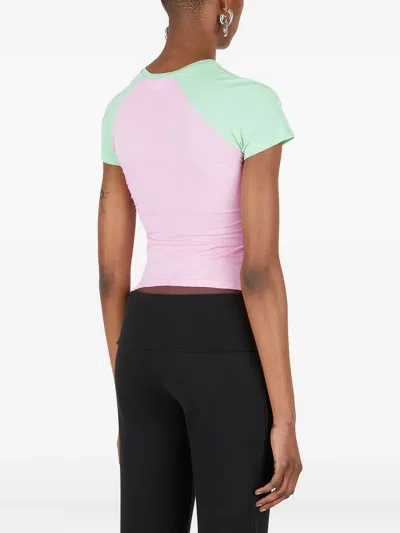 Maisie Wilen Heart-print Raglan-sleeve Top In Multi