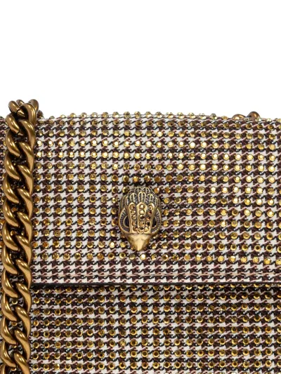 Kurt Geiger Micro Kensington Crystal-embellished Chain Bag