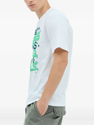 Ice & Techno Crew-neck Graphic-print T-shirt In Black
