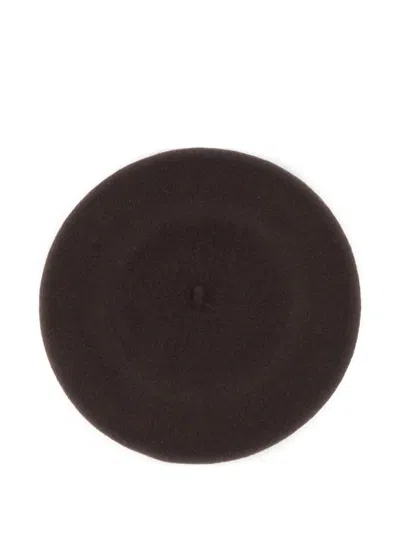 Borsalino Wool Beret In Brown