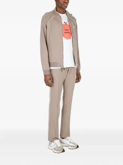 Saintwoods Side-stripe Sweatpants In Nude