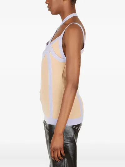 Ninamounah Asymmetric Panelled Top In Neutral