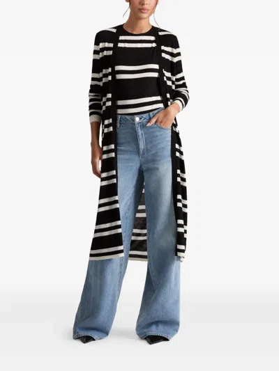 Alice And Olivia Callan Striped Maxi Cardigan