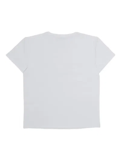 Patrizia Pepe Logo-studded T-shirt In White