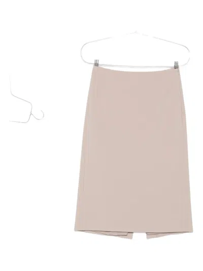 Peserico Straight Skirt In Pink