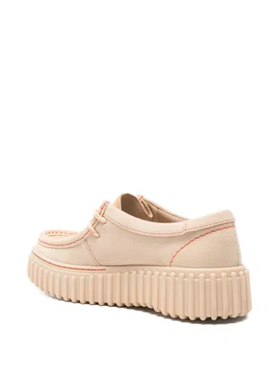 Clarks Torhill Textured-platform Derby Shoes