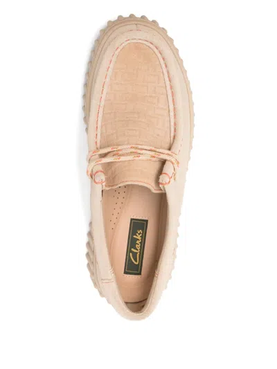 Clarks Torhill Textured-platform Derby Shoes