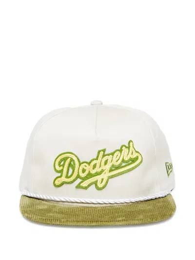New Era Los Angeles Dodgers Cord Golfer Cap In White
