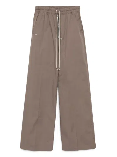 Rick Owens Bela Wide-leg Pants In Brown