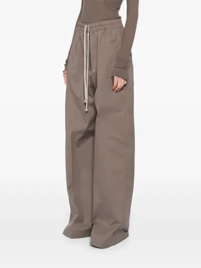 Rick Owens Bela Wide-leg Pants In Brown