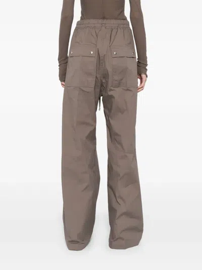 Rick Owens Bela Wide-leg Pants In Brown