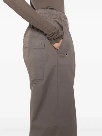 Rick Owens Bela Wide-leg Pants In Brown