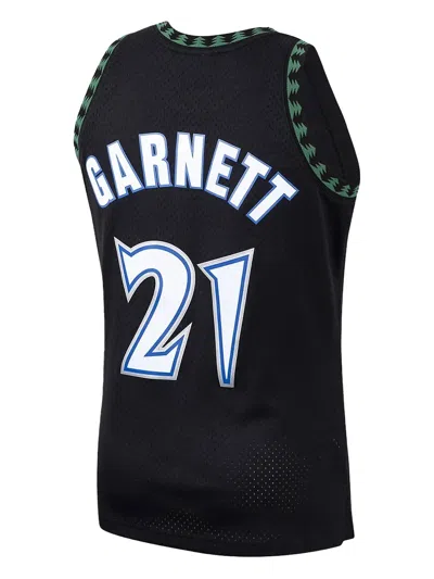 Mitchell & Ness X Nba Swingman "minnesota Timberwolves Alternate Kevin Garnett" Tank Top In Black