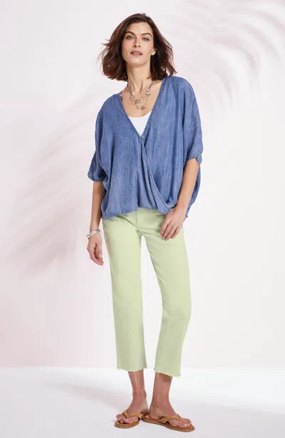 Jjill J.jill High-rise Fringe-hem Crops