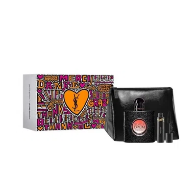 Saint Laurent Yves  Ladies Black Opium Gift Set Fragrances 3614273956802