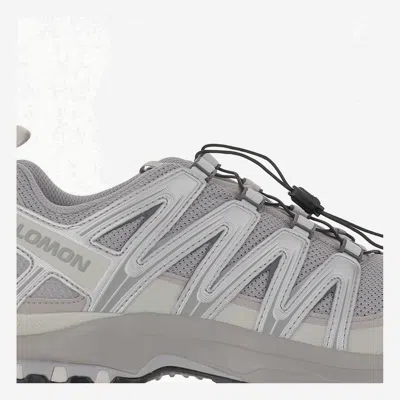 Salomon Silver Mesh And Synthetic Leather Xa Pro 3d Sneakers