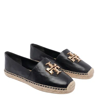 Tory Burch Eleanor Leather Medallion Loafer Espadrilles