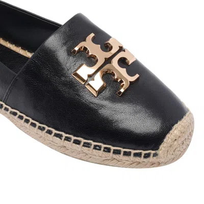 Tory Burch Eleanor Leather Medallion Loafer Espadrilles