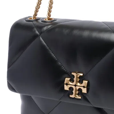 Tory Burch Kira Matelassé Leather Shoulder Bag In Black