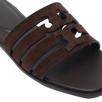 Tory Burch Ines Suede Cage Slide Sandals