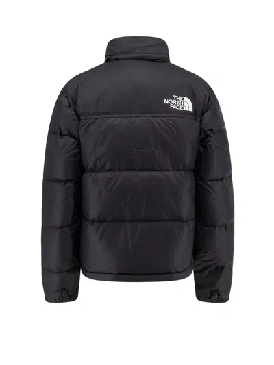 The North Face Quilted Jacket With High Collar And Long Sleeves In Black