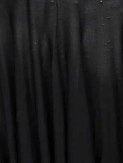 Alaïa Paneled Maxi Dress In Black