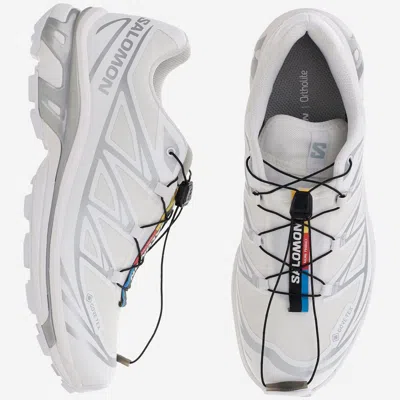 Salomon 'xt-6 S/lab' White Sneakers With Drawstring In White