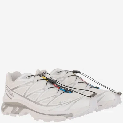 Salomon 'xt-6 S/lab' White Sneakers With Drawstring In White