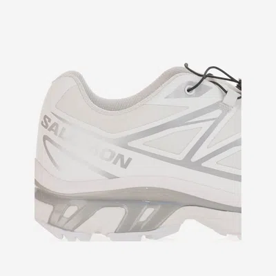 Salomon 'xt-6 S/lab' White Sneakers With Drawstring In White