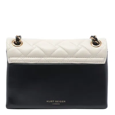 Kurt Geiger London Kensington Studs Black White Crossbody Bag