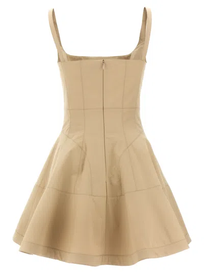Giovanni Bedin Beige Pleated Dress