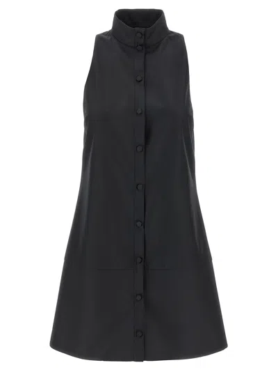Giovanni Bedin Black Sleeveless Dress In Black