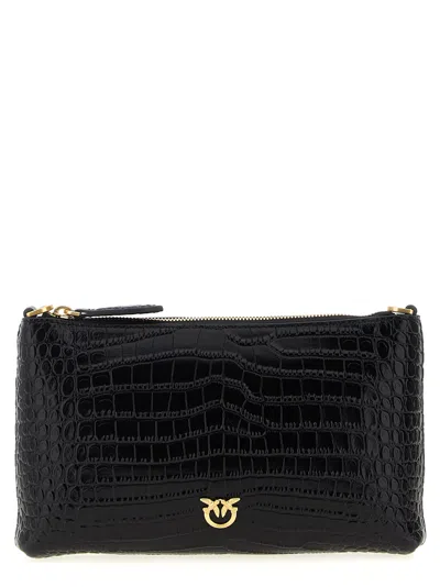 Pinko Flat Horizontal Mini Crossbody Bag