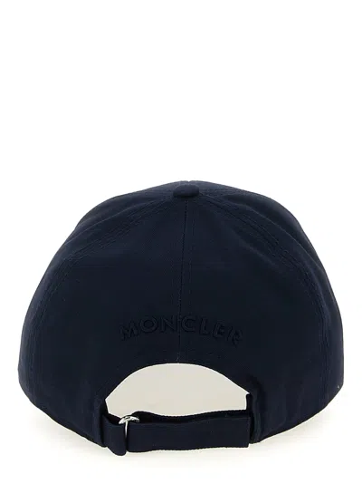 Moncler Logo Patch Cap Hats Blue