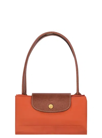 Longchamp Original Foldover Flap Tote Bag Top Handle
