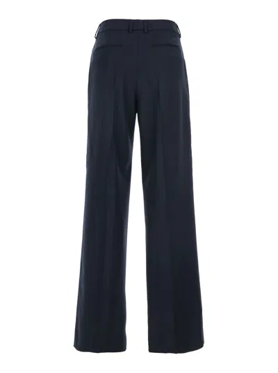 Pt Torino Wool Stretch Pant Isabel In Blue