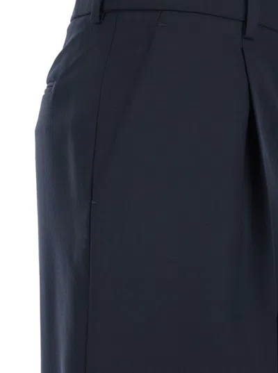 Pt Torino Wool Stretch Pant Isabel In Blue