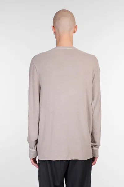 James Perse Polo In Green Cotton In Pink
