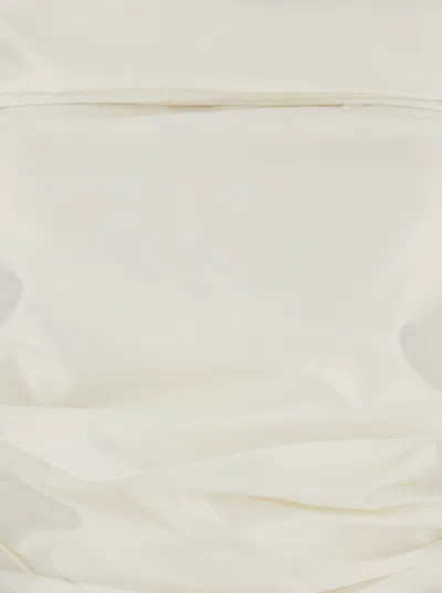 Rotate Birger Christensen Off Shoulder Mini Dress In White