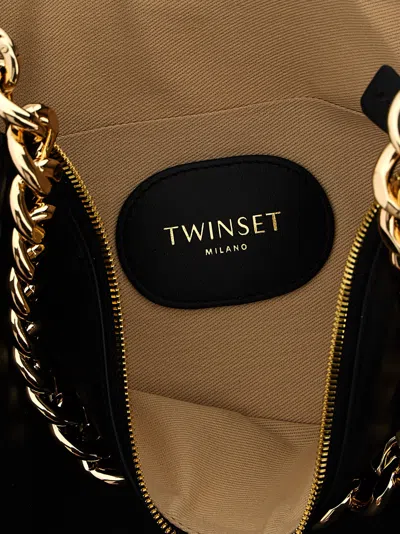 Twinset Liliane Medium Shoulder Bag In Black