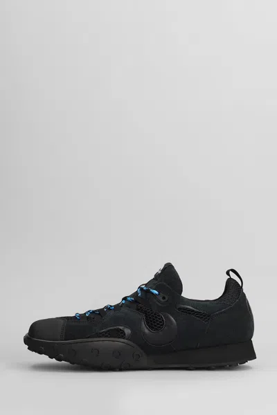 Marine Serre Ms Rise Tkyo Sneakers In Black Suede