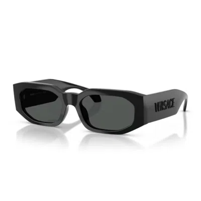 Versace 0ve4489u Signature 536087 Nero Sunglasses In Black