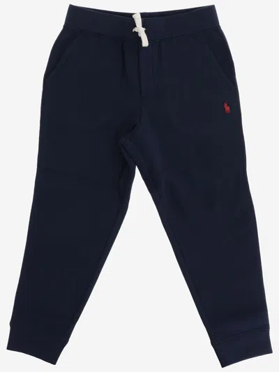 Polo Ralph Lauren Logo-embroidered Drawstring Track Pants In Blue