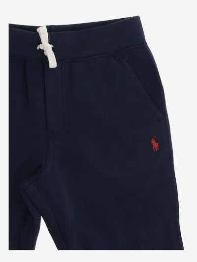 Polo Ralph Lauren Logo-embroidered Drawstring Track Pants In Blue