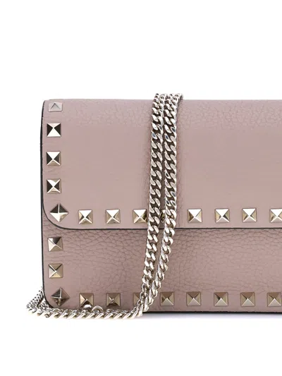 Valentino Rockstud Pochette With Chain